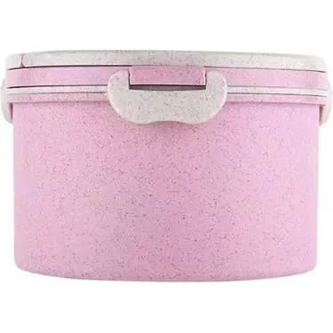 2 Layer Microwave Cycle Lunch14362 Box(SA2405-06)-Off White Over Pink