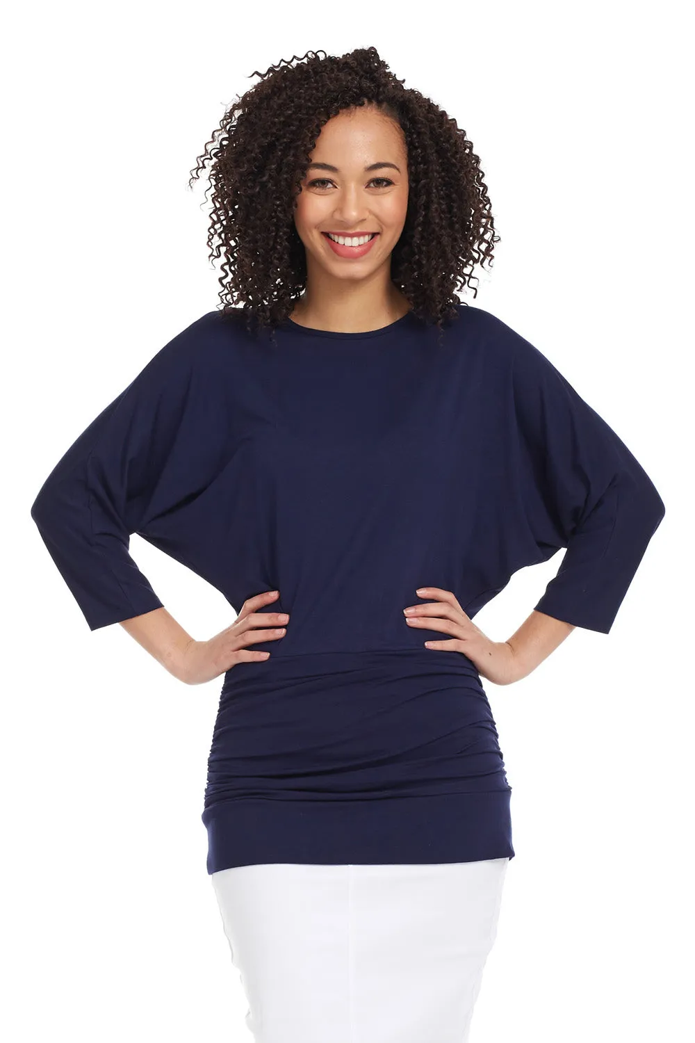 3/4 dolman sleeve top 'Dahlia'