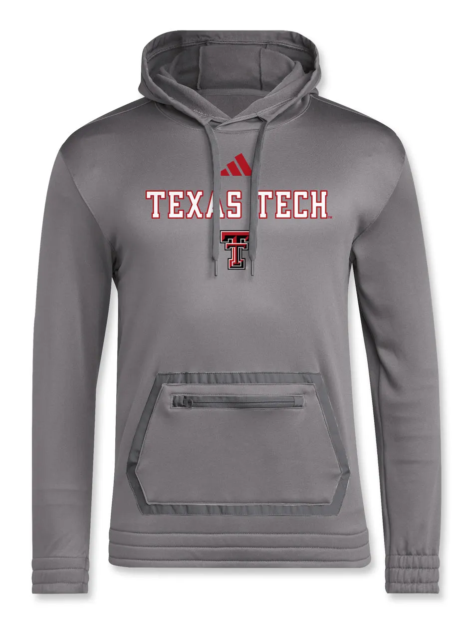 Adidas Texas Tech Team Issue "Locker Wordmark" 2024 Pullover Hood