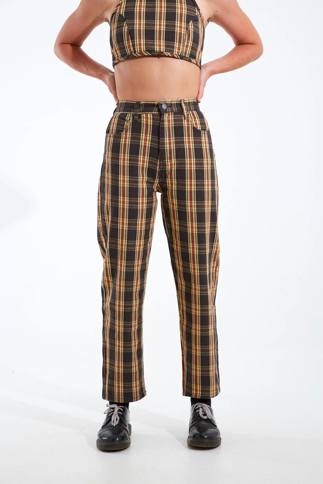 Afends Womens Shelby Dazed - High Waist Wide Leg Pant