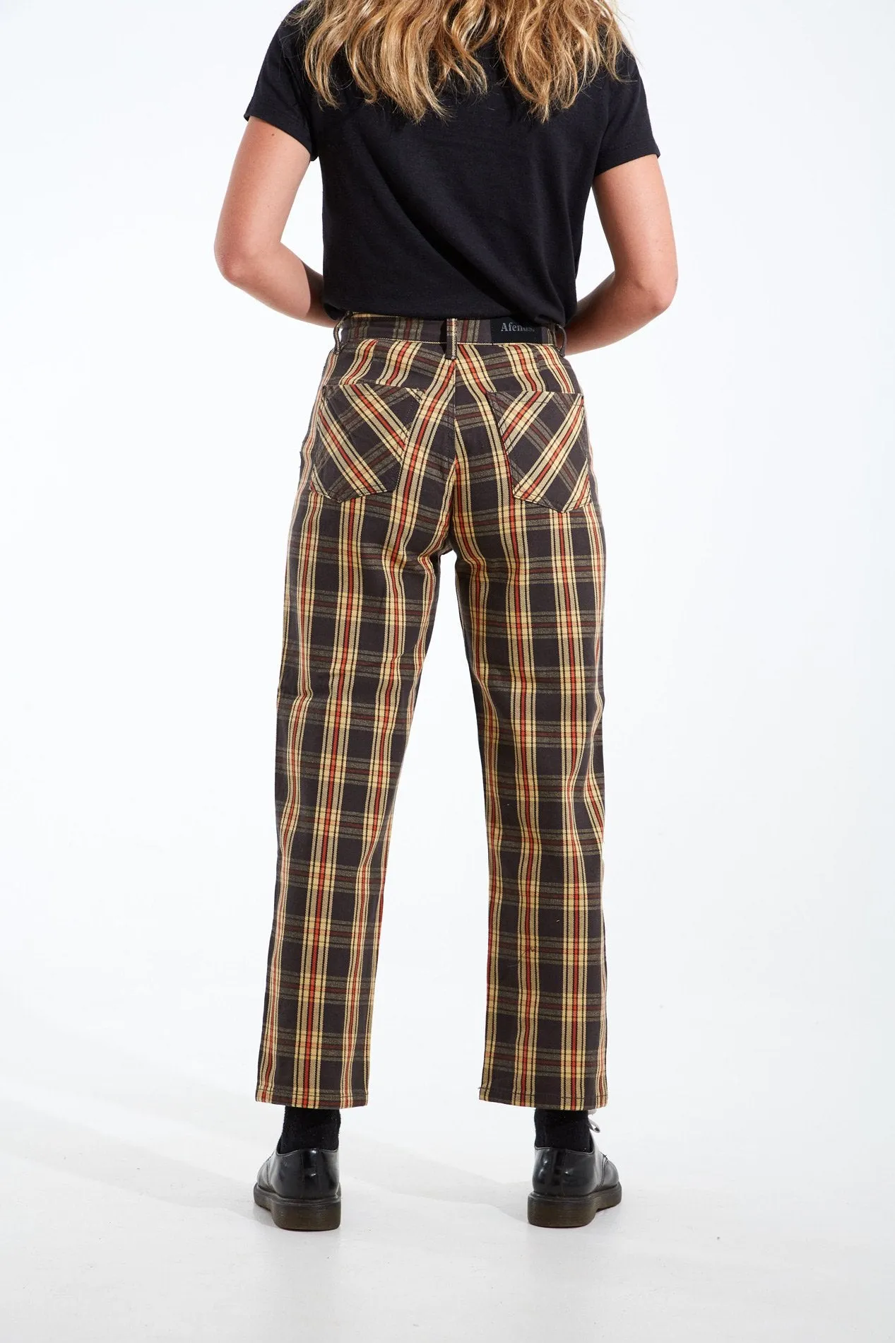 Afends Womens Shelby Dazed - High Waist Wide Leg Pant