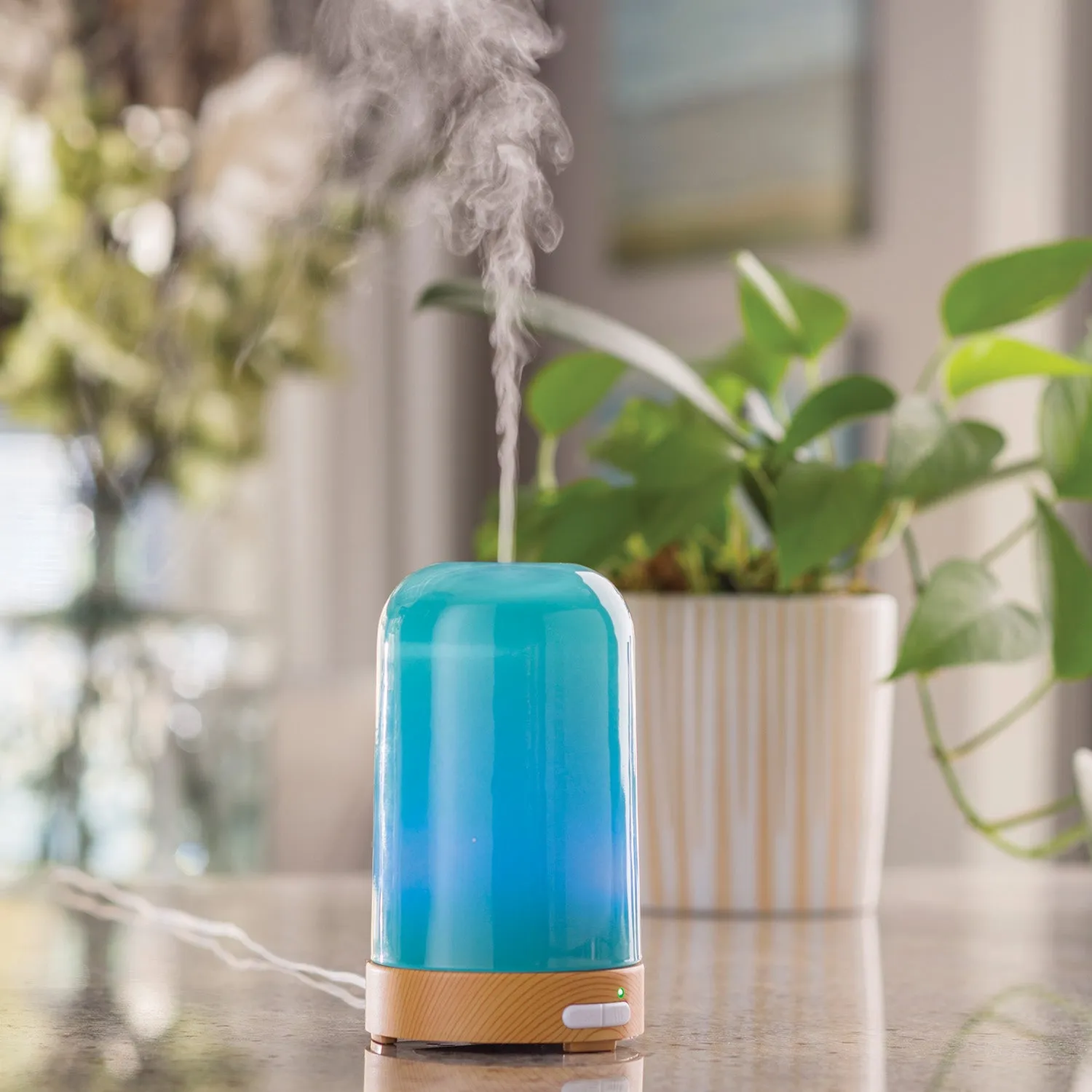 Airome Diffuser Medium Aqua Glass