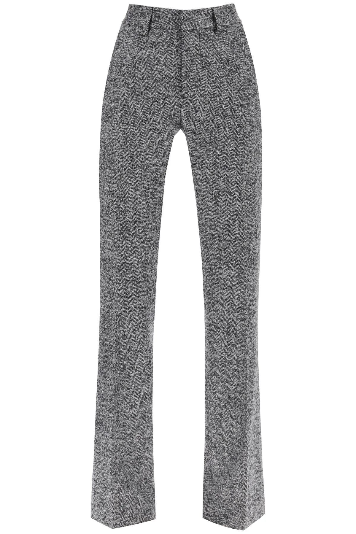 Alessandra rich pants with herringbone motif