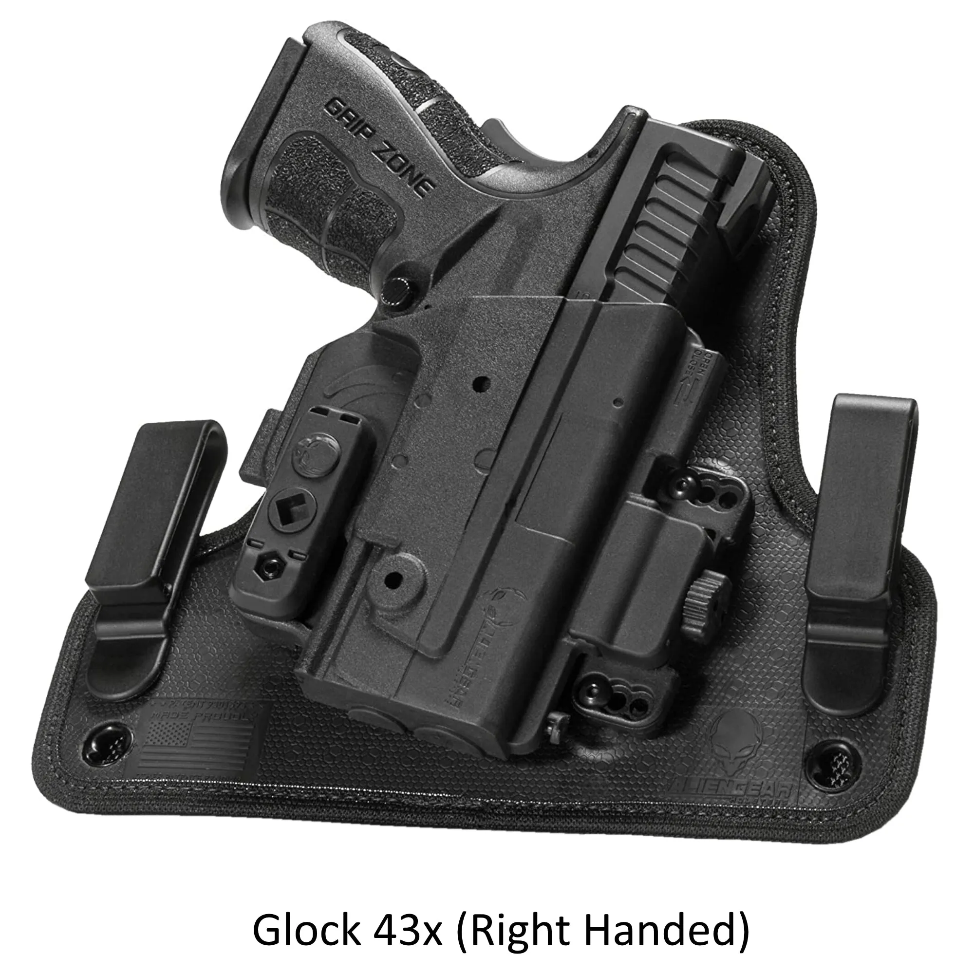 Alien Gear Holsters Glock - 43x ShapeShift 4.0 IWB Holster Right Handed