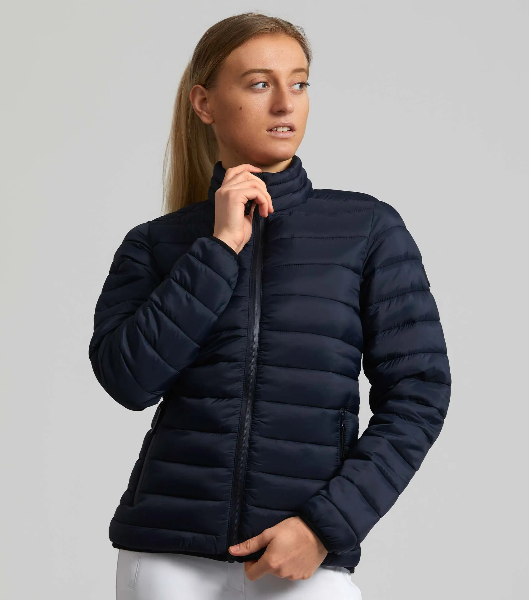 Alsace Ladies Puffer Jacket Navy