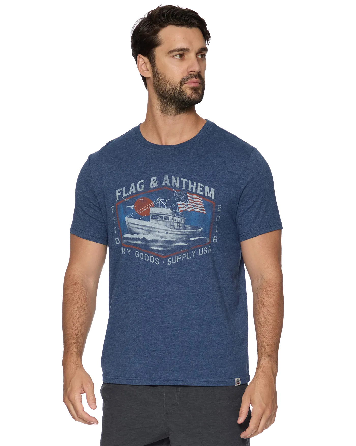 AMERICANA BOAT AT SEA TEE