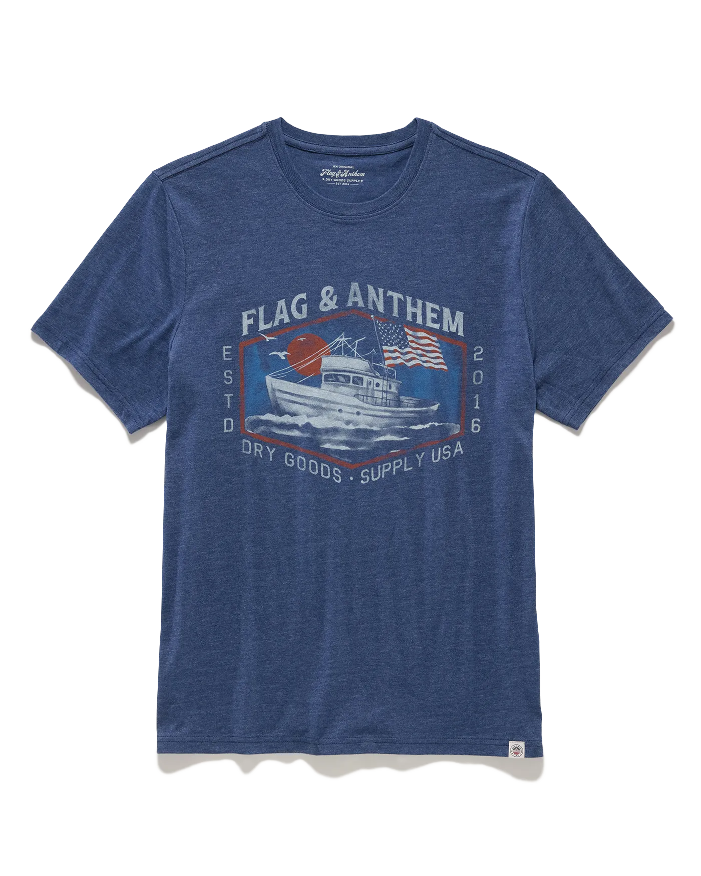 AMERICANA BOAT AT SEA TEE