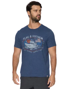 AMERICANA BOAT AT SEA TEE