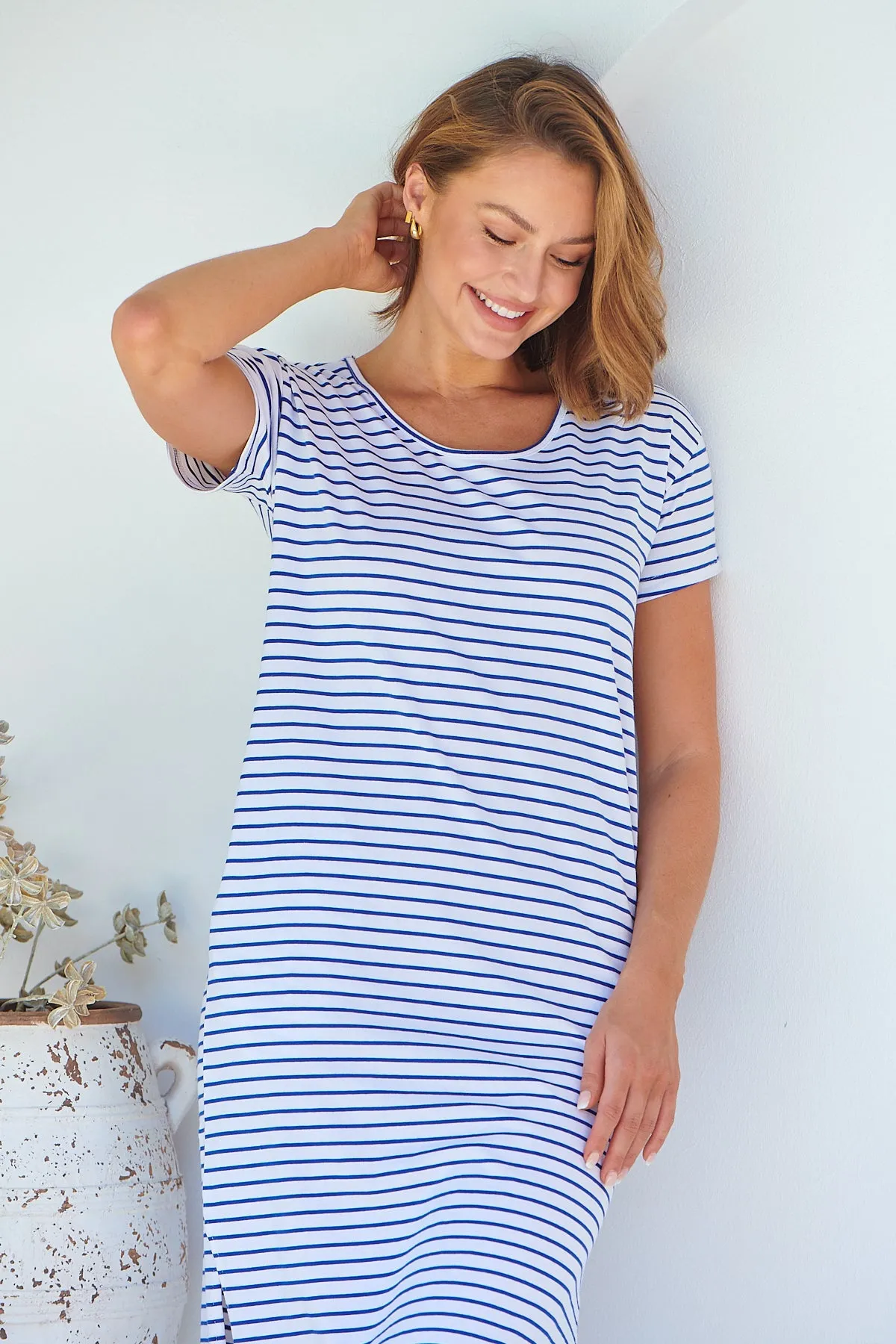 Ariel Nautic White Stripe Pocket Tunic