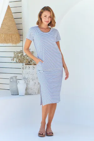 Ariel Nautic White Stripe Pocket Tunic