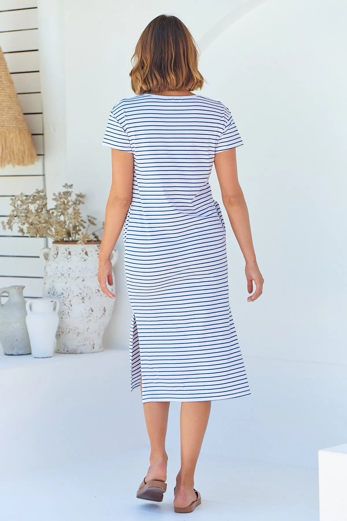 Ariel Nautic White Stripe Pocket Tunic