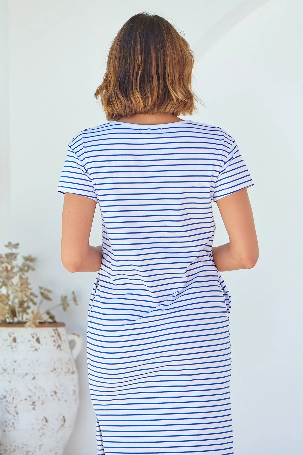 Ariel Nautic White Stripe Pocket Tunic