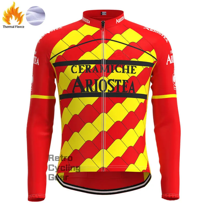 Ariostea Fleece Retro Cycling Kits