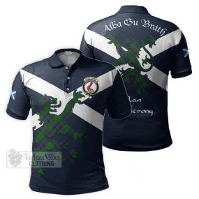 Armstrong Tartan Lion Rampant Polo Shirt Proudly Display Your Heritage with Alba Gu Brath and Clan Name