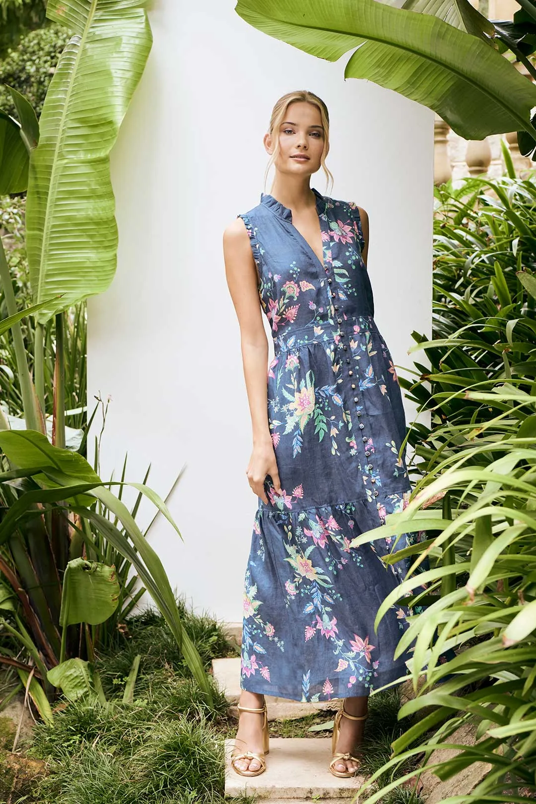 AYLA FLORA MAXI DRESS