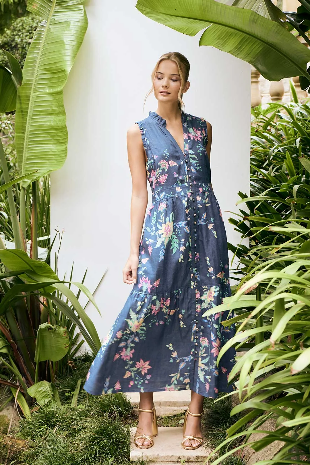 AYLA FLORA MAXI DRESS