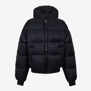 Balmain PB Labyrinth Jacquard Nylon Puffer Jacket