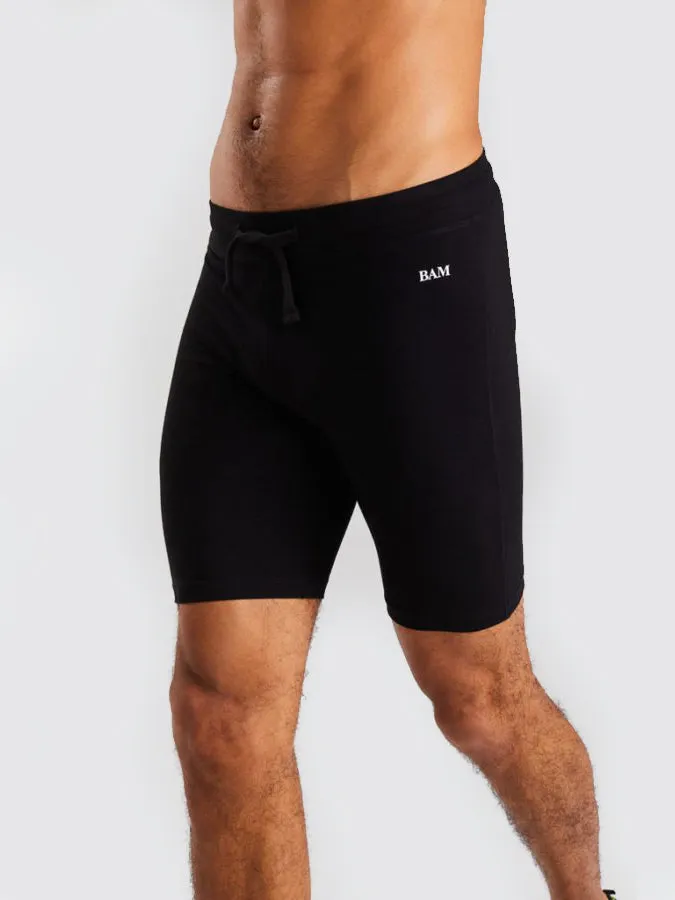 BAM - Ingra Enduro Bamboo Men's Compression Shorts - Black