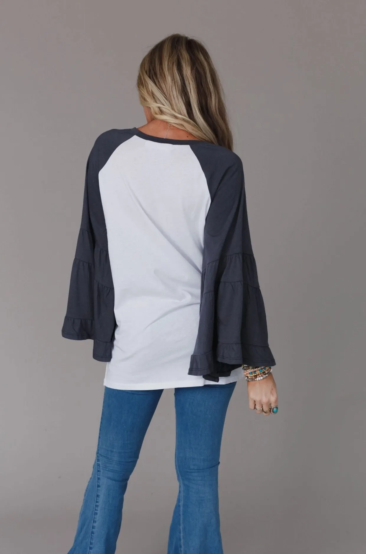 Bell Sleeve Baseball Tee