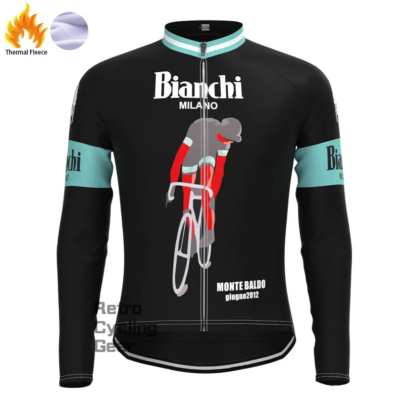 Bianchi Rider Fleece Retro Cycling Kits