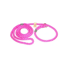 Bisley Dog Lead Pink Rope 8mm