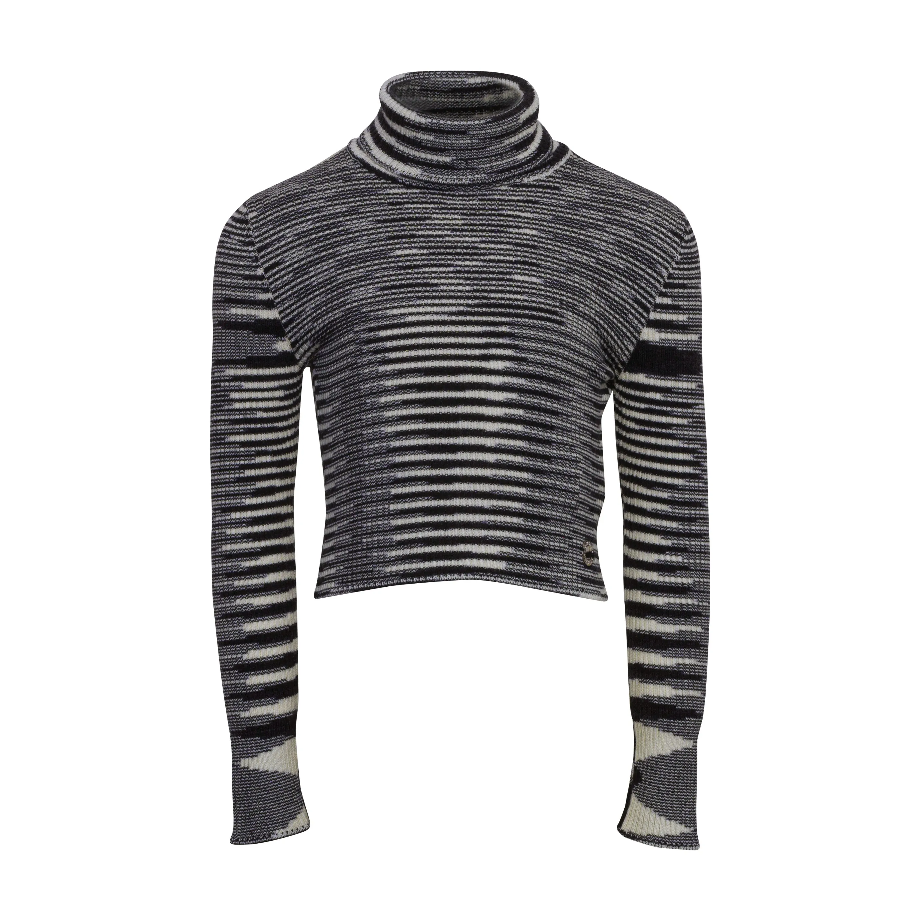 Black White Stripe Sweater