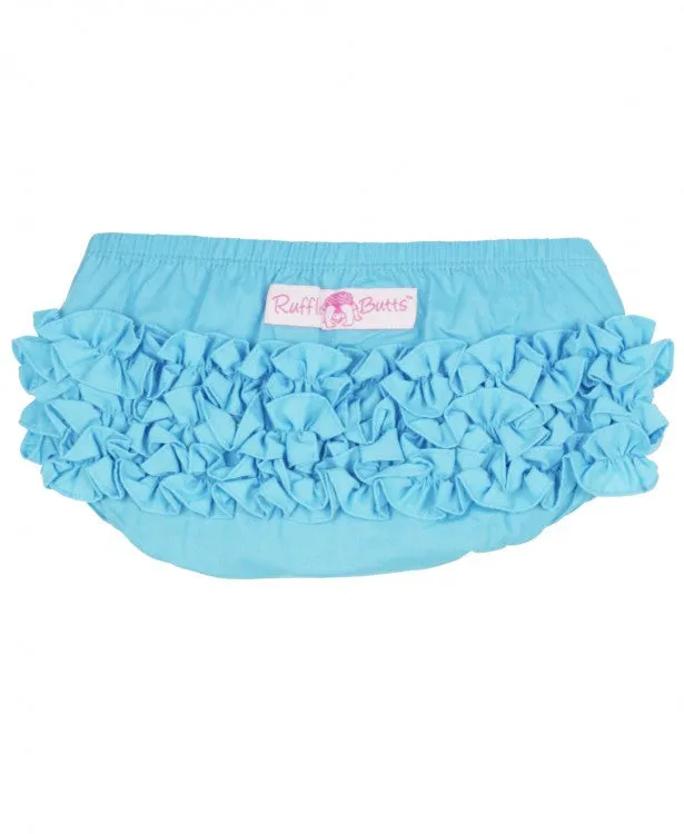 Blue Woven Bloomer   Bow Legwarmer Set