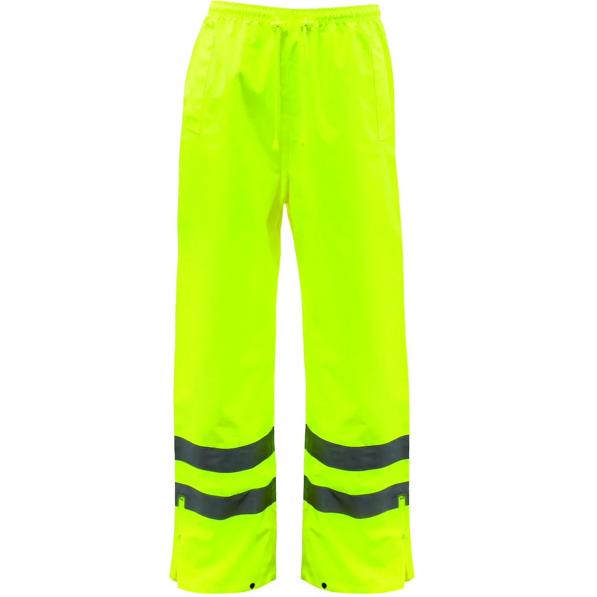 Boss 3NR3000 ANSI Class E Heavy Duty Waterproof High Visibility Yellow With Reflective Striping Breathable Pants (Pack of 1)