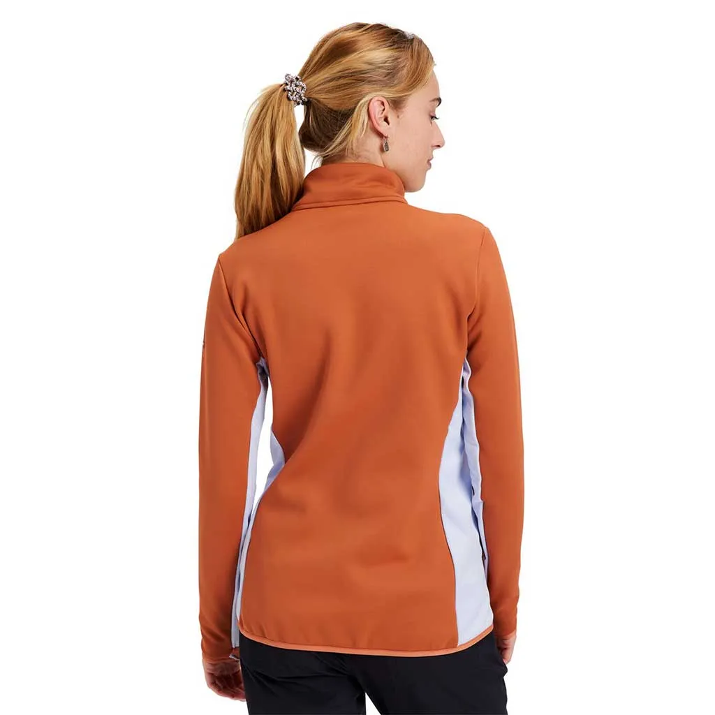 Burton Womens Multipath Full Zip Fleece - Baked Clay/Opal