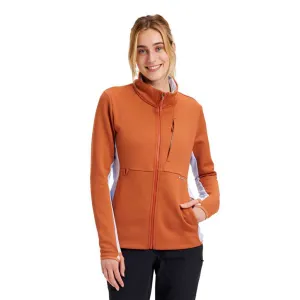 Burton Womens Multipath Full Zip Fleece - Baked Clay/Opal