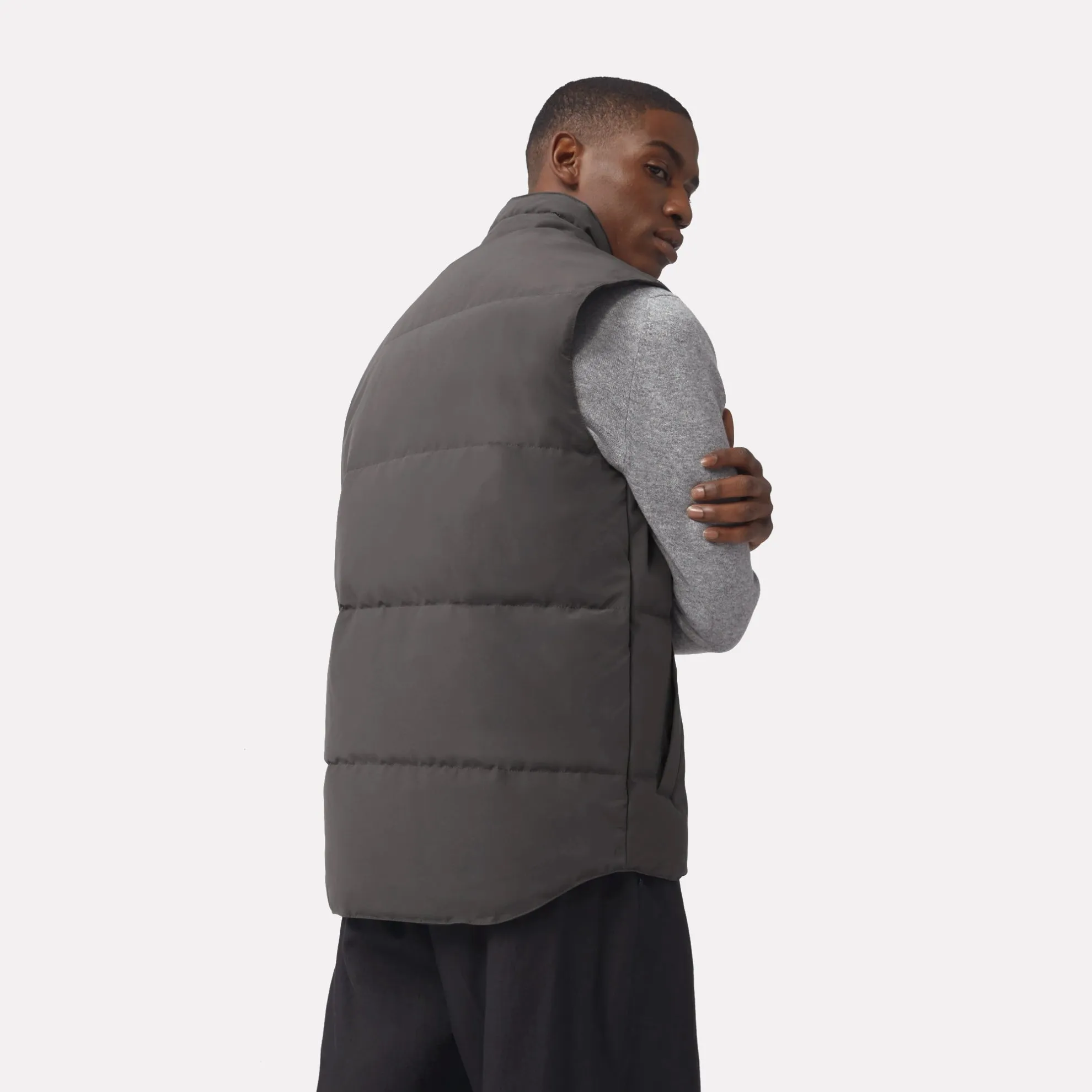 Canada Goose™ Men's Garson Vest Black Disc / Coastal Grey