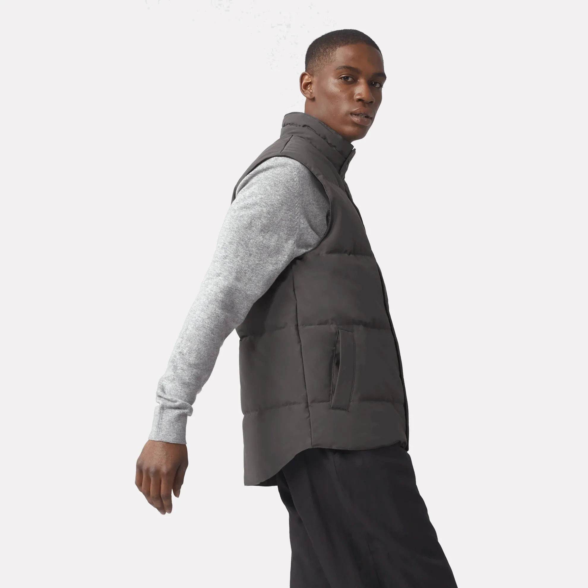 Canada Goose™ Men's Garson Vest Black Disc / Coastal Grey