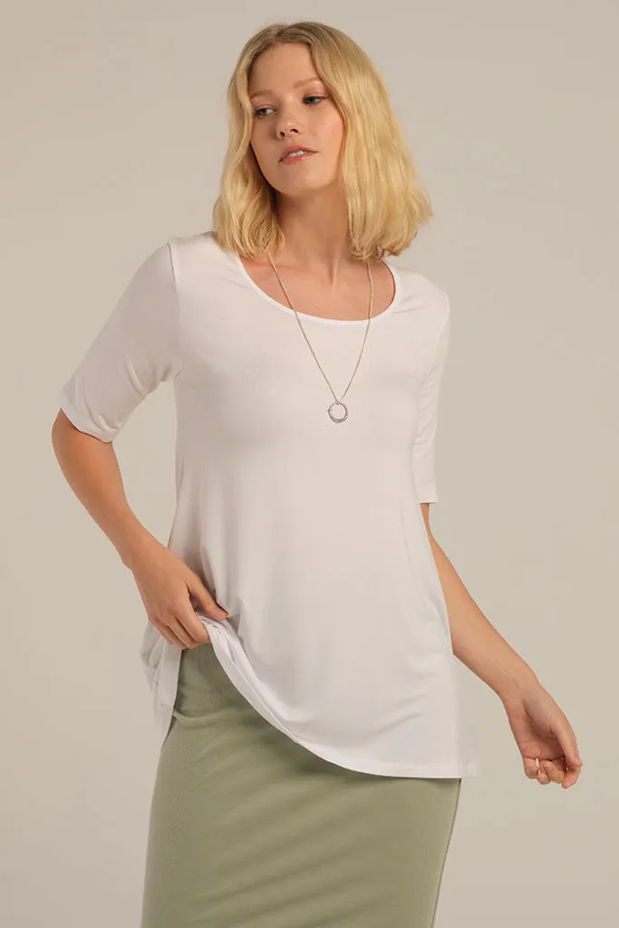 Carter Tunic Top - White