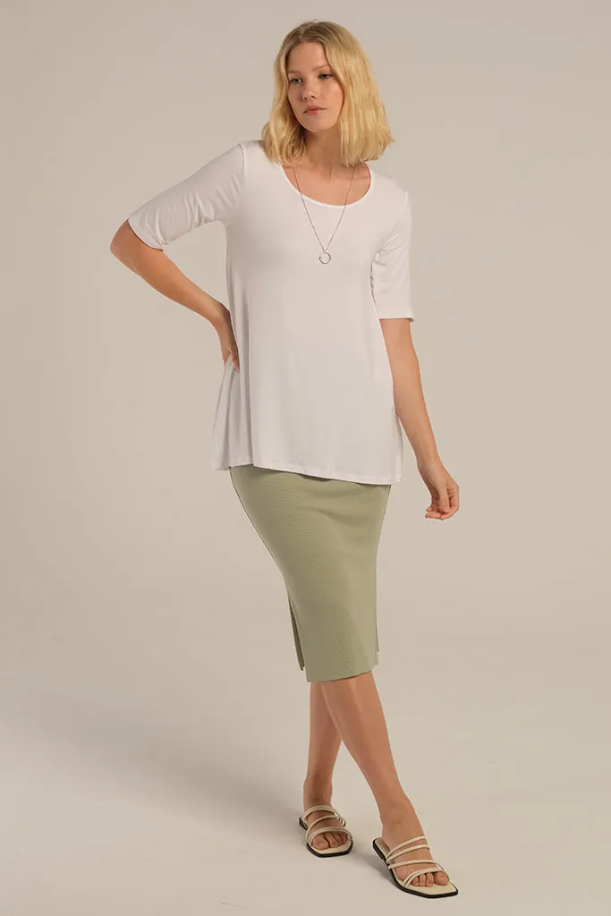 Carter Tunic Top - White