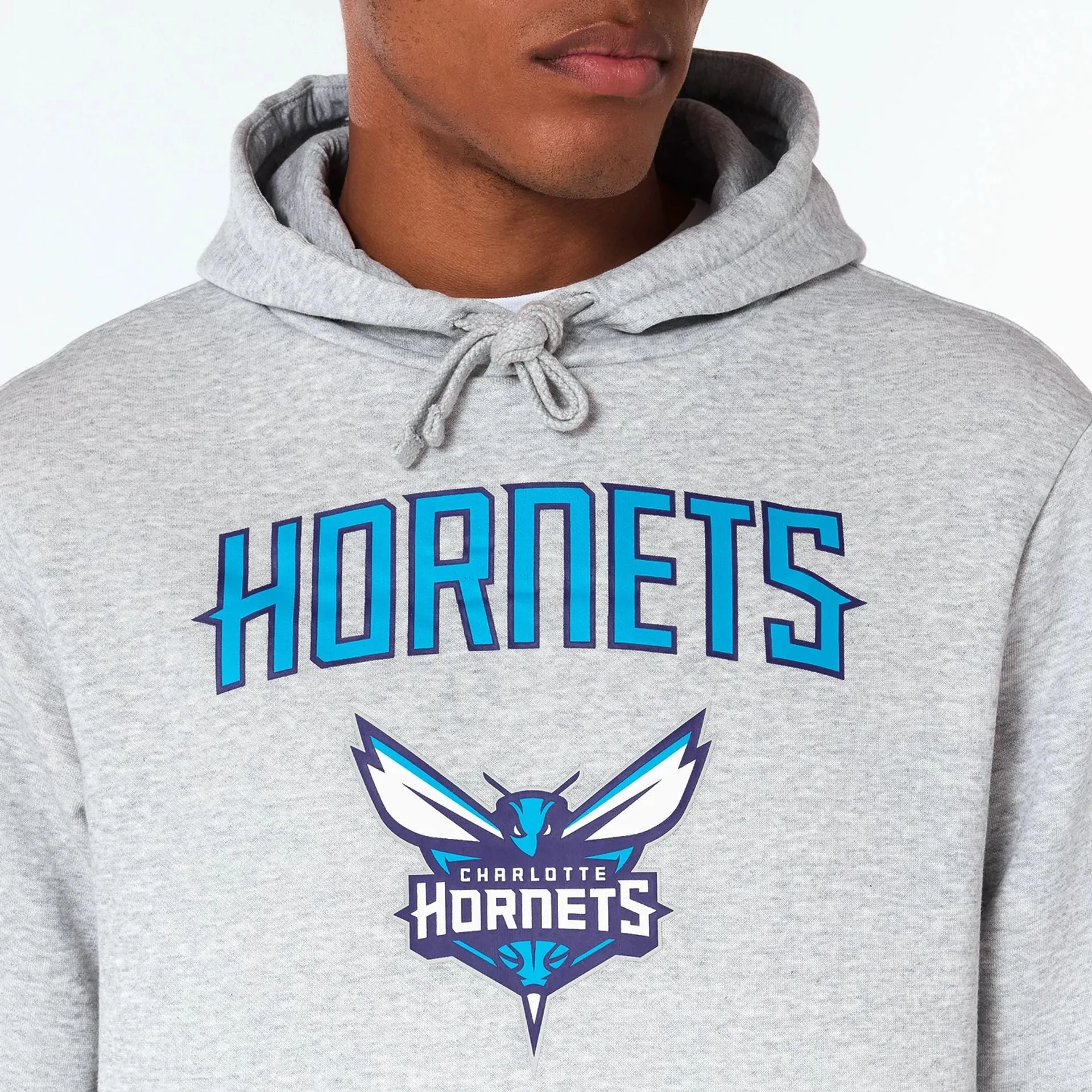 Charlotte Hornets NBA Grey Pullover Hoodie