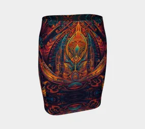 COLLIDER FITTED SKIRT | ACIDMATH AI