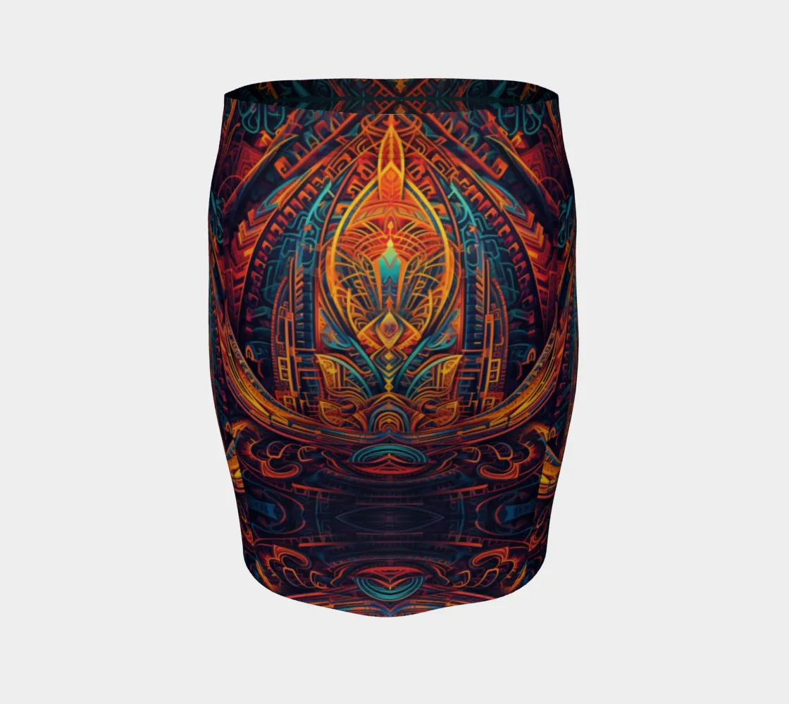 COLLIDER FITTED SKIRT | ACIDMATH AI