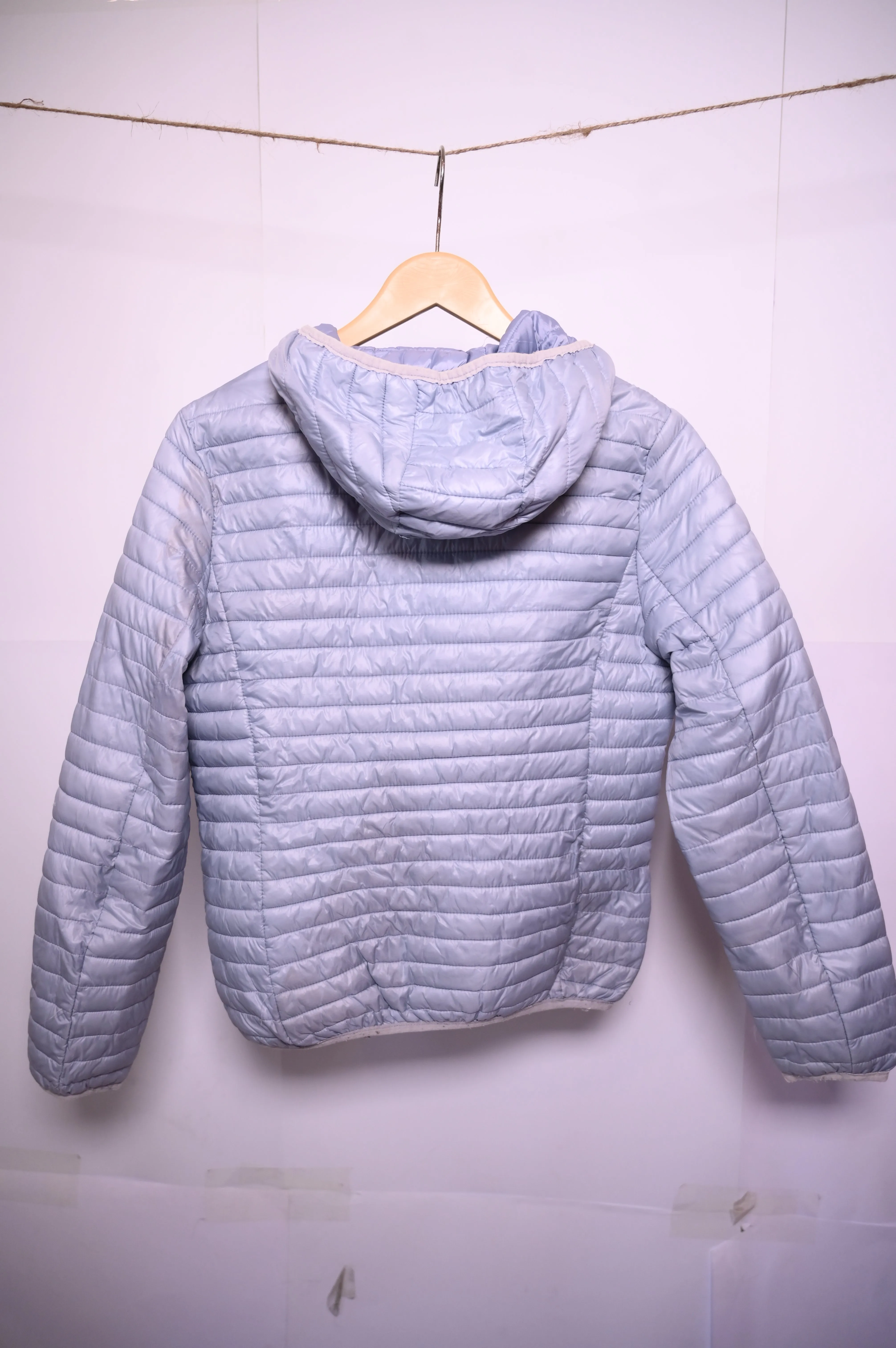 Color City Gray Extra Large Puffer Jacket