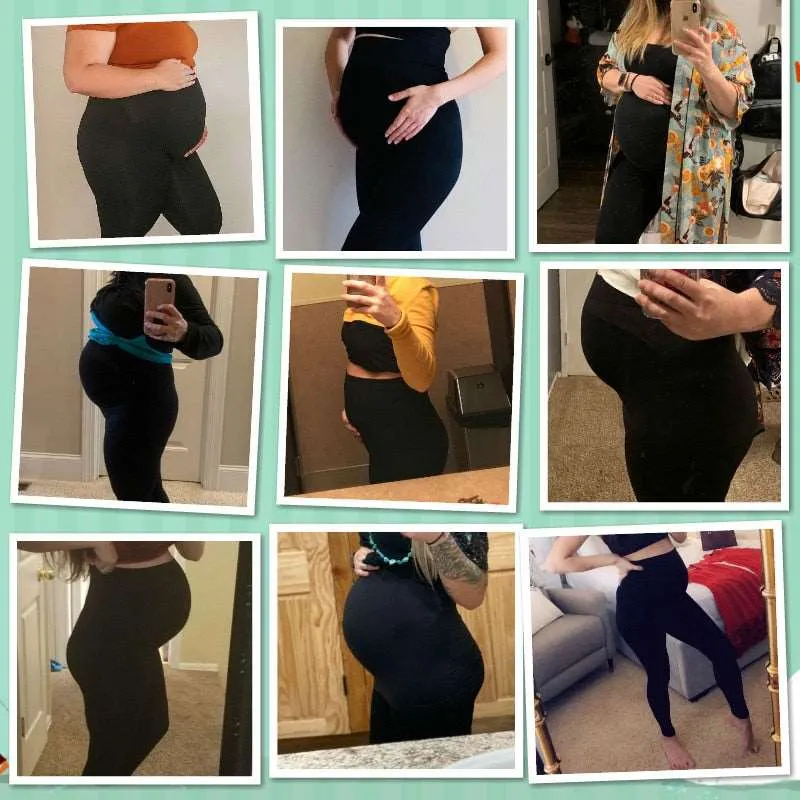 Comfortable Maternity Leggings with Belly Support