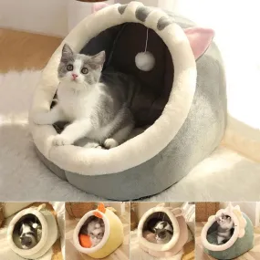 Cozy Cotton Cat Bed Various Sizes