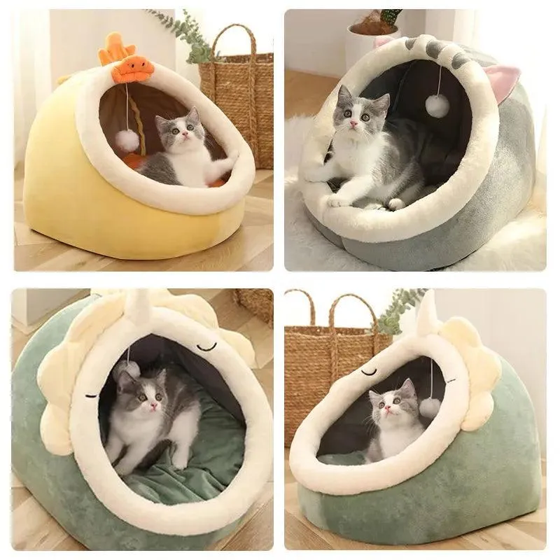 Cozy Cotton Cat Bed Various Sizes