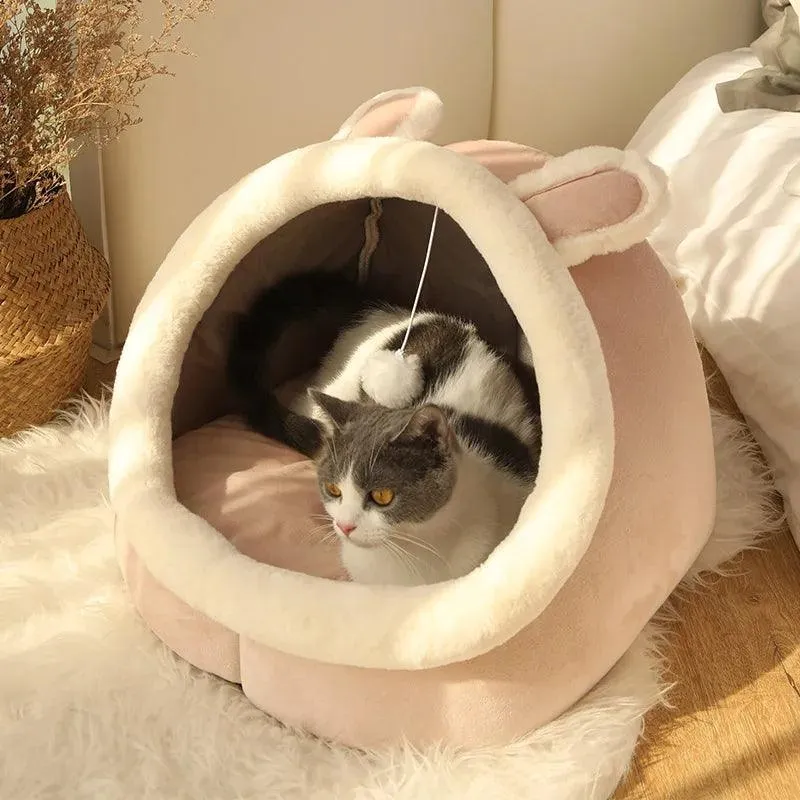 Cozy Cotton Cat Bed Various Sizes