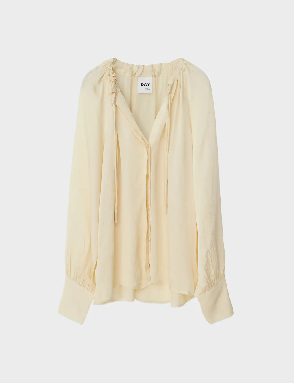 DAY Birger Et Mikkelson Grace Cream Fluid Texture Shirt