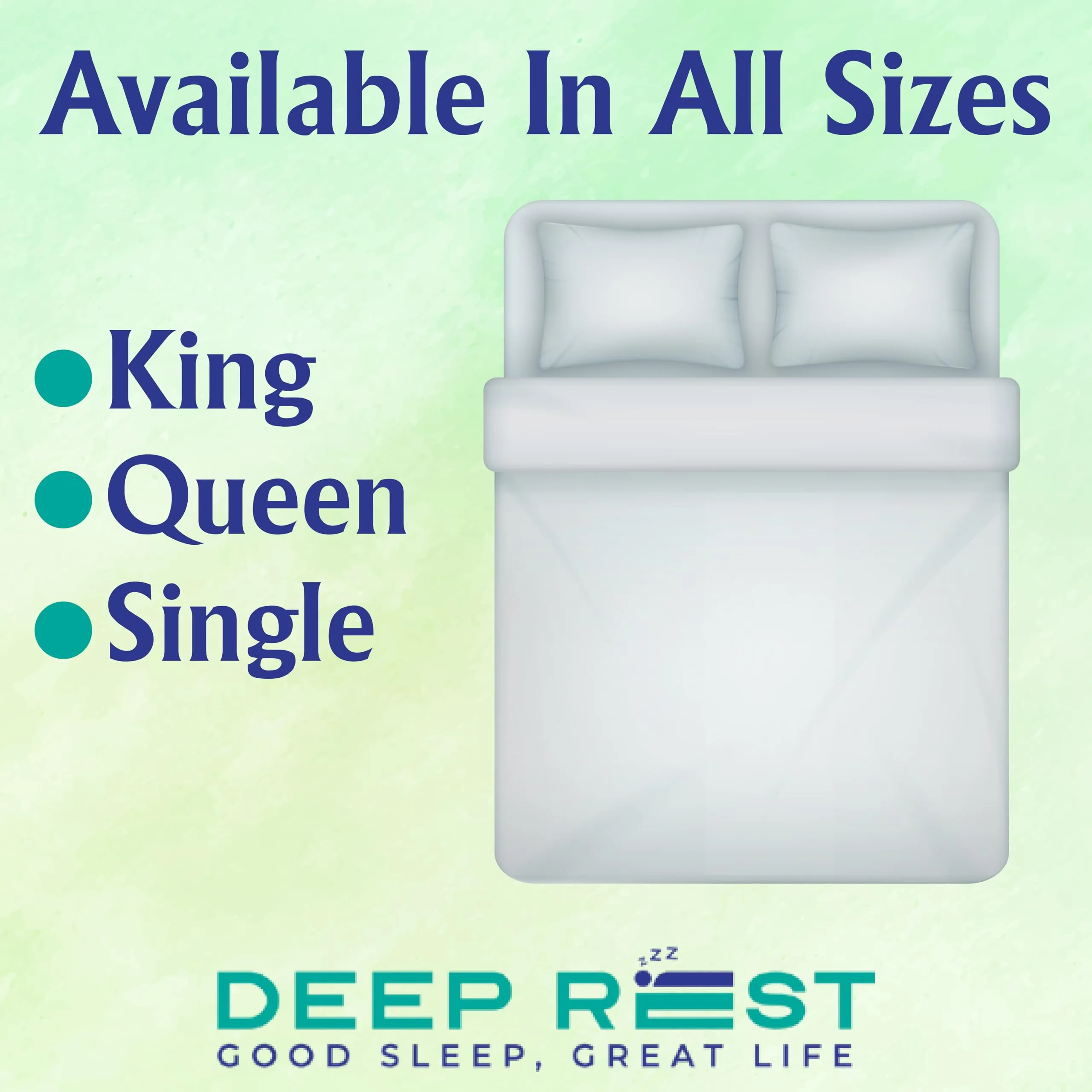 DEEP REST Ortho Pocket Spring Softy Cum Memory Foam Mattress | Dual Comfort | Orthopedic Support | Pressure Relief | Motion Isolation | Hypoallergenic |10 Years Warranty (78x72x8 Inches, King Size)