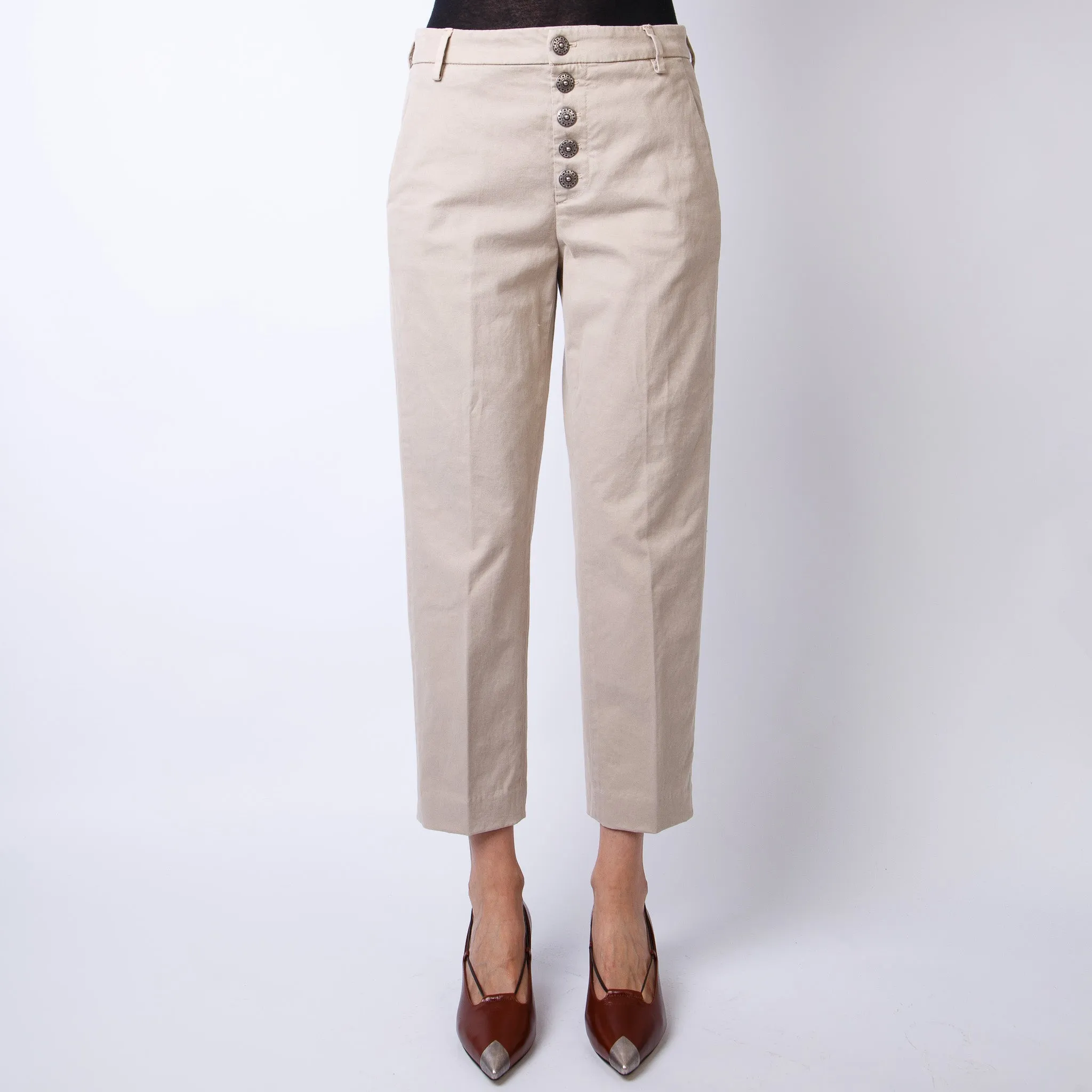 DONDUP JEANS DP576 GSE043D PTD 020 IVORY