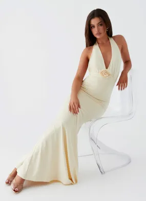 Eliza Rose Maxi Dress - Yellow