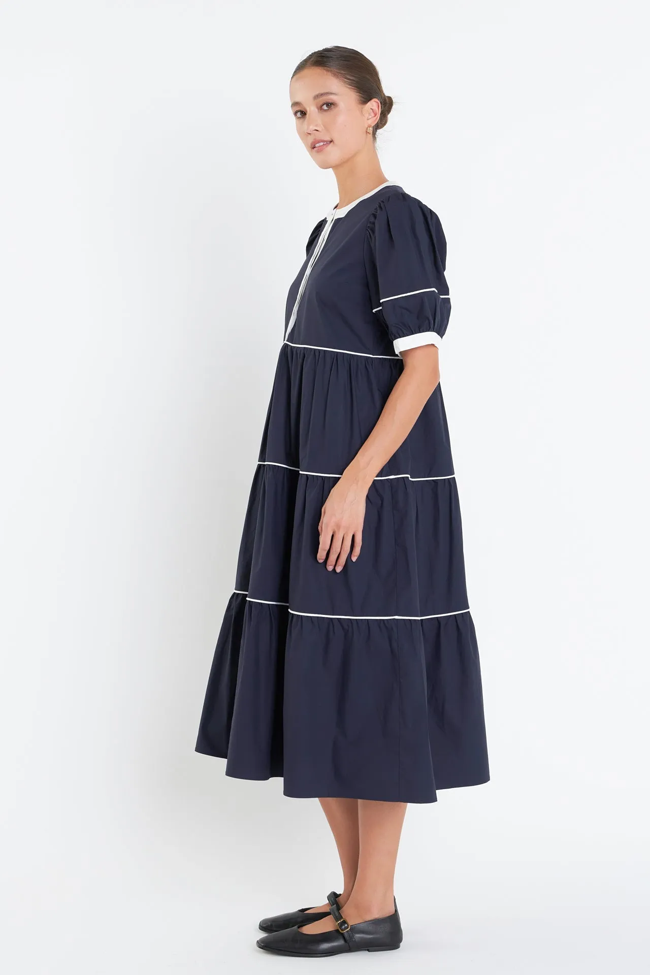 English Factory - Contrast Midi Dress