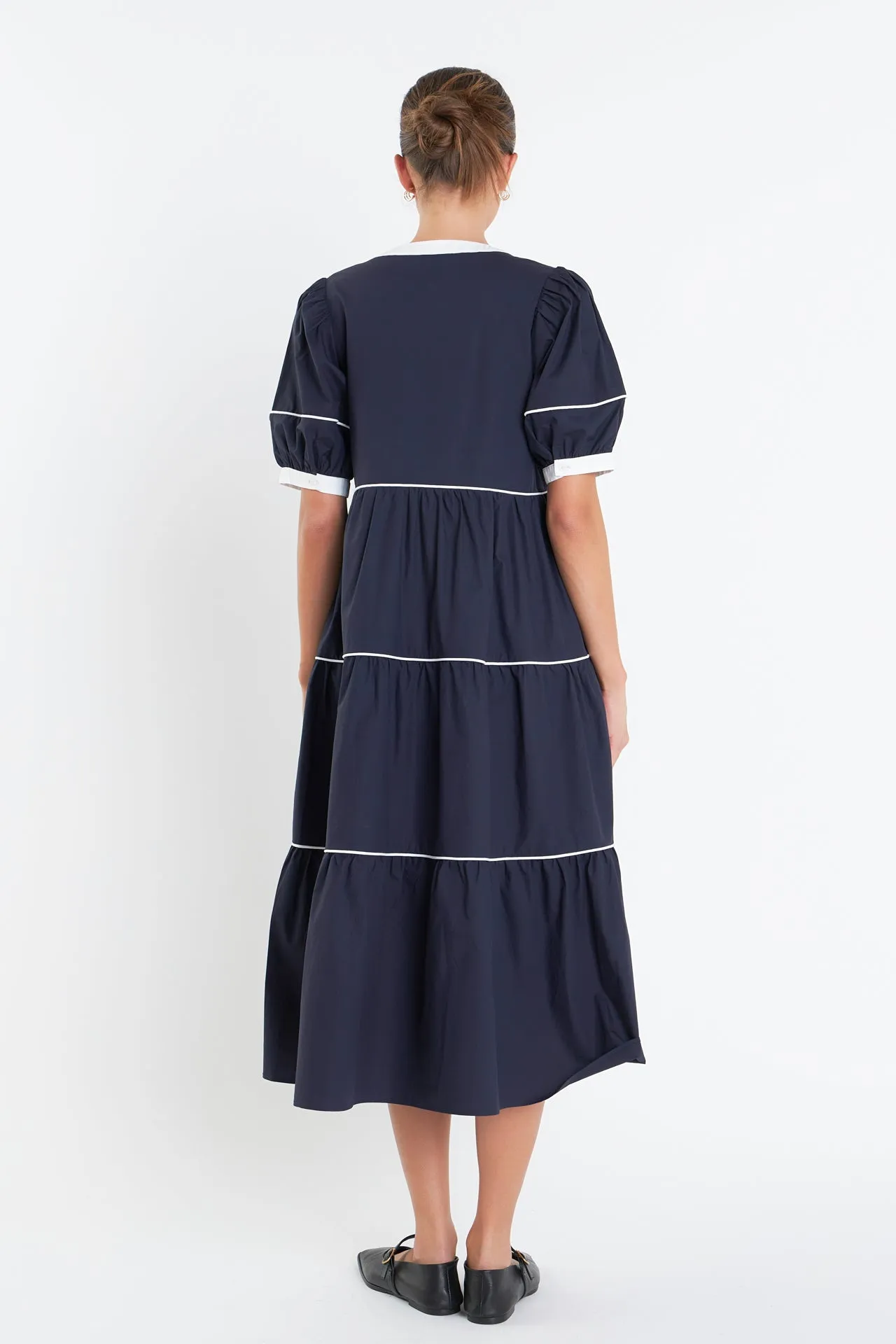 English Factory - Contrast Midi Dress