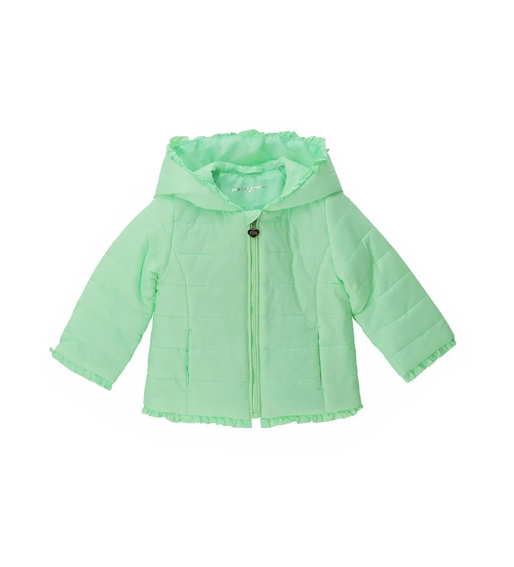 FASHIONABLY LITE PUFFER JACKET IN MINT