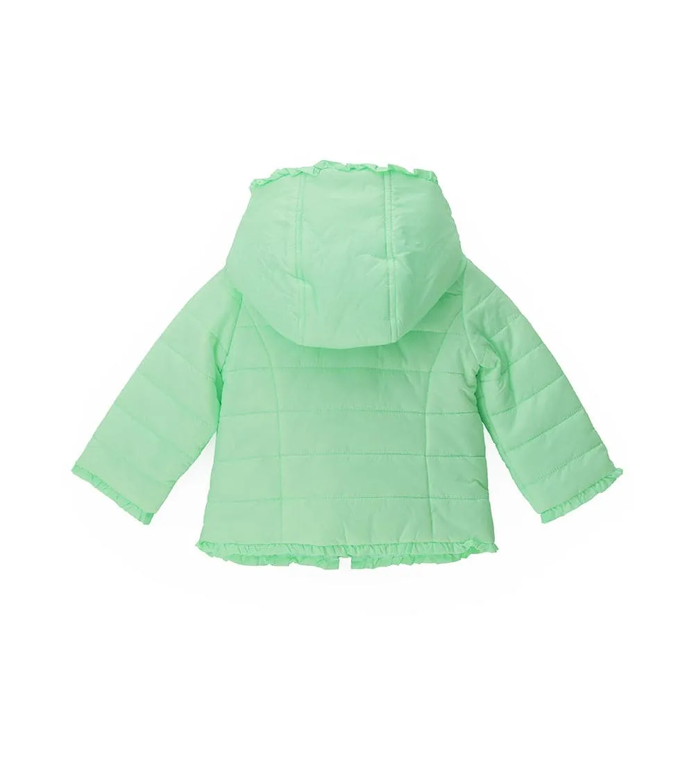 FASHIONABLY LITE PUFFER JACKET IN MINT